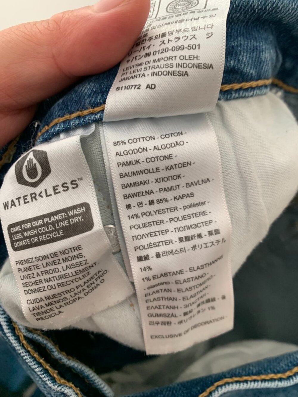 Levi's Ribcage Straight Ankle Jeans size 27 - Picture 9 of 11